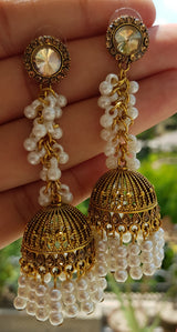 Trendy Classy Tassel Round Long Chain Fashion Earring – Earrings Online in Pakistan | Hanaya