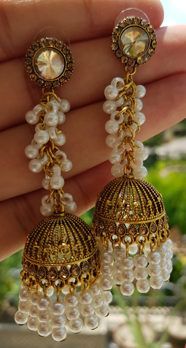 Trendy Classy Tassel Round Long Chain Fashion Earring – Earrings Online in Pakistan | Hanaya