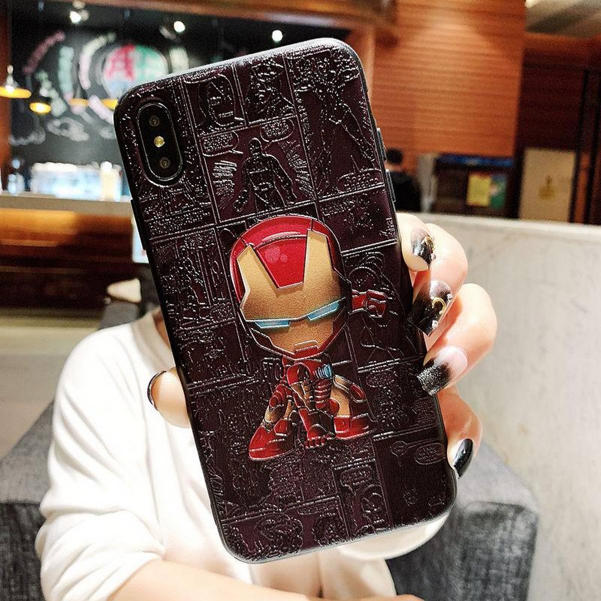 Cartoon Embossed Case Compatible for APPLE IPHONE X/XS – Accessories Online in Pakistan | Hanaya