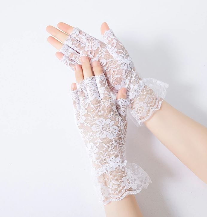 Sleeve Fingerless Gloves for Women Trendy – Image 2 of 2