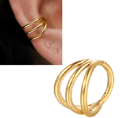 1 Piece ROOK 8MM Cartilage Helix Stud Three Row DAITH Tragus HELIX SNUG ORBITAL Double TRAGUS Design Ear Piercing LOBE Ear...