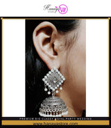 Premium Big Classy Royal Party Wedding Earrings – Earrings Online in Pakistan | Hanaya
