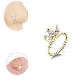 0.8mm small nose ring pin – minimalist nostril piercing jewelry online Pakistan – Hanaya Store