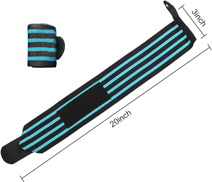 compression wrist wrap with a thumb loop Wrist Wraps for Weight-Lifting & Exercise, Competition Grade