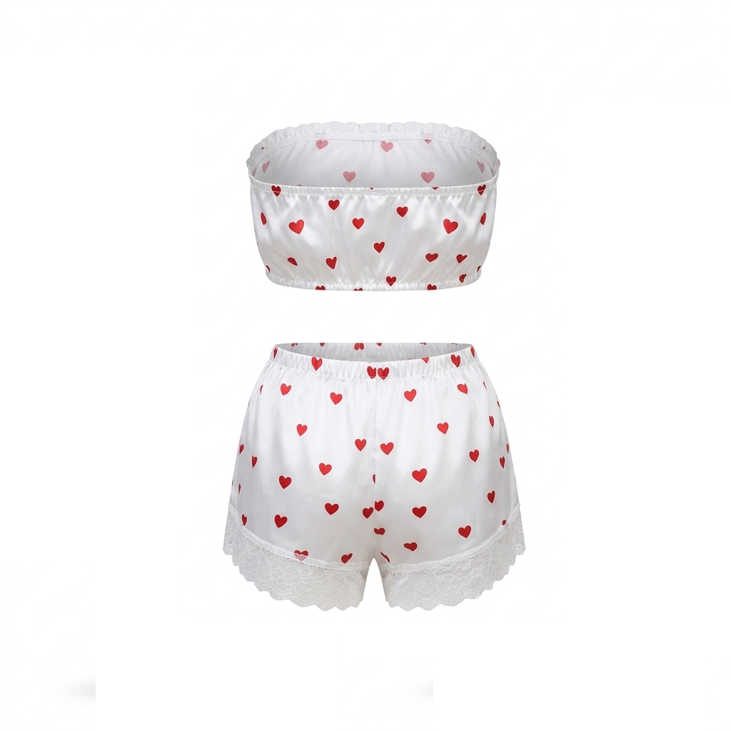 One Size Faux Silk Premium Quality Women Nightdress Bra Panty Lingerie Sleepwear Babydoll Chemise Lace Bralette Comforta