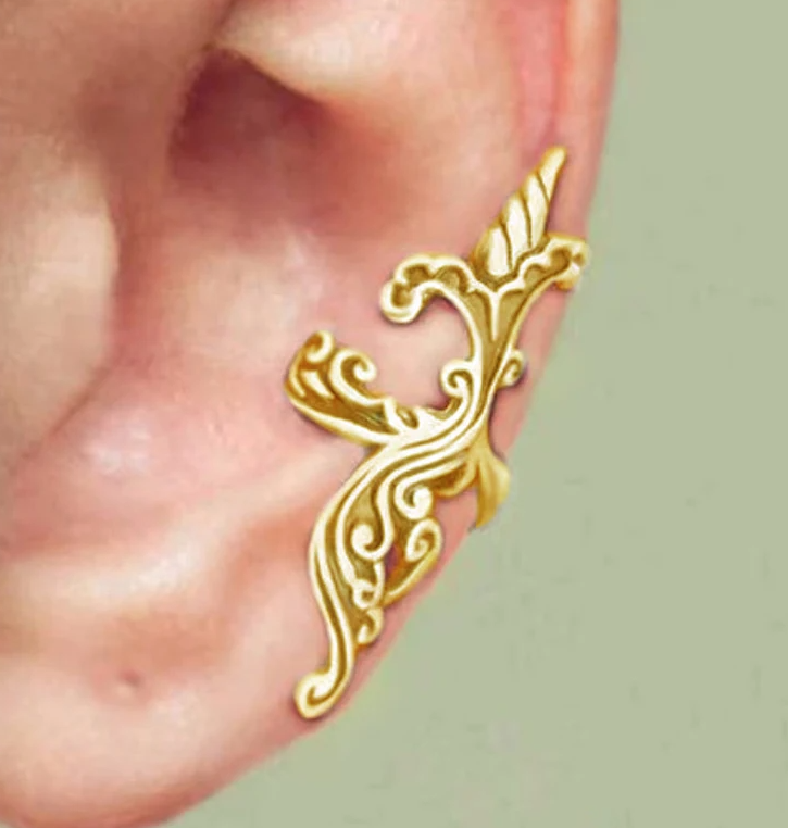 High-Class Korean Trendy Ear Clip Cuff – Crystal or Pearl, Adjustable, Premium Design – Earrings Online in Pakistan | Hanaya