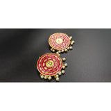 Artistic Handmade Traditional Classy Elegant Royal Earring – Close Up – Earrings | Hanaya Pakistan