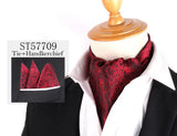 Mens bow tie and pocket square set – formal groom accessory Pakistan – Hanaya Store