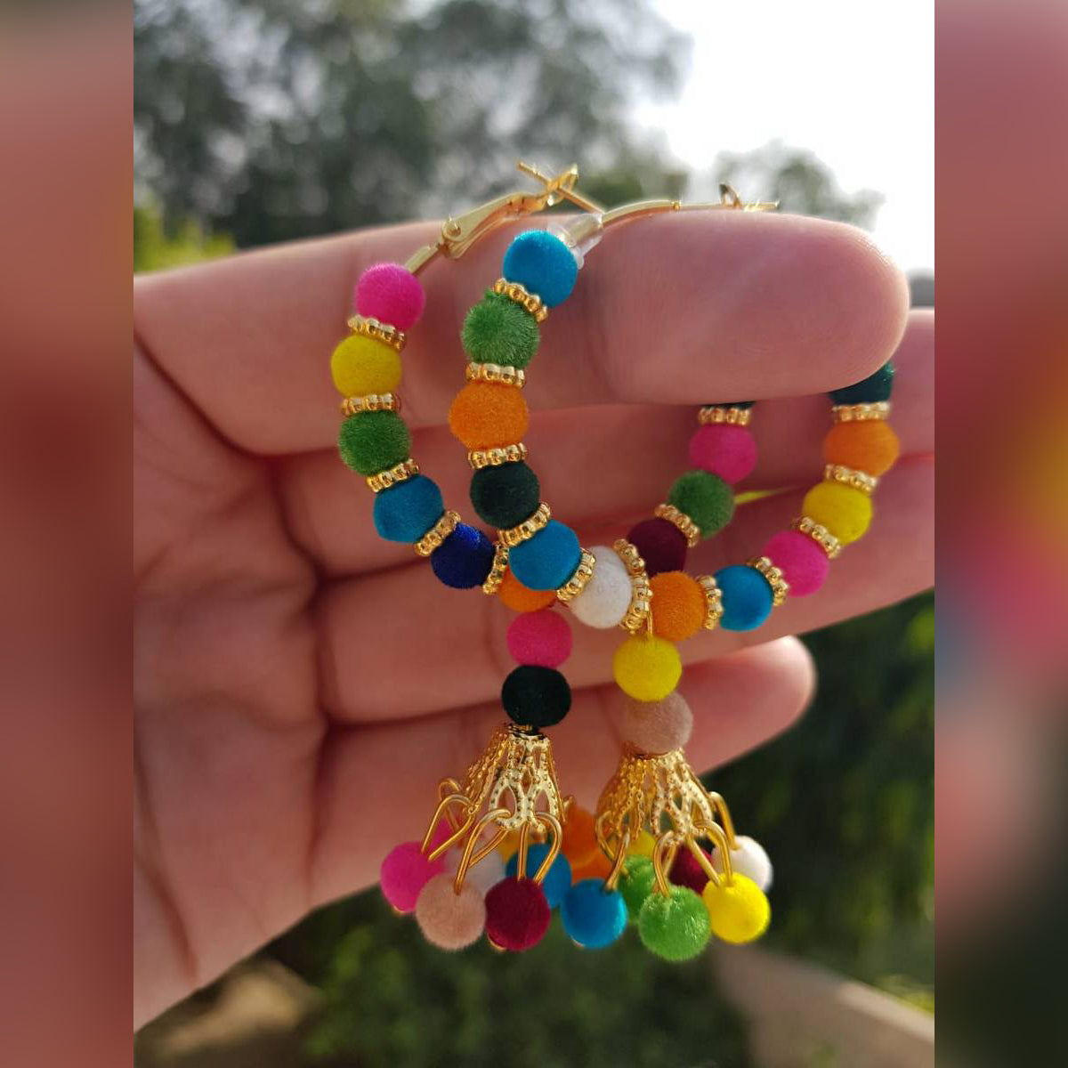 High Quality Tassel Jhumki Exquisite Elegant Stylish Earrings – Earrings Online in Pakistan | Hanaya