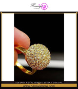 Elegant Royal Trendy Shinny Crystal Fashion Jewelry Ring