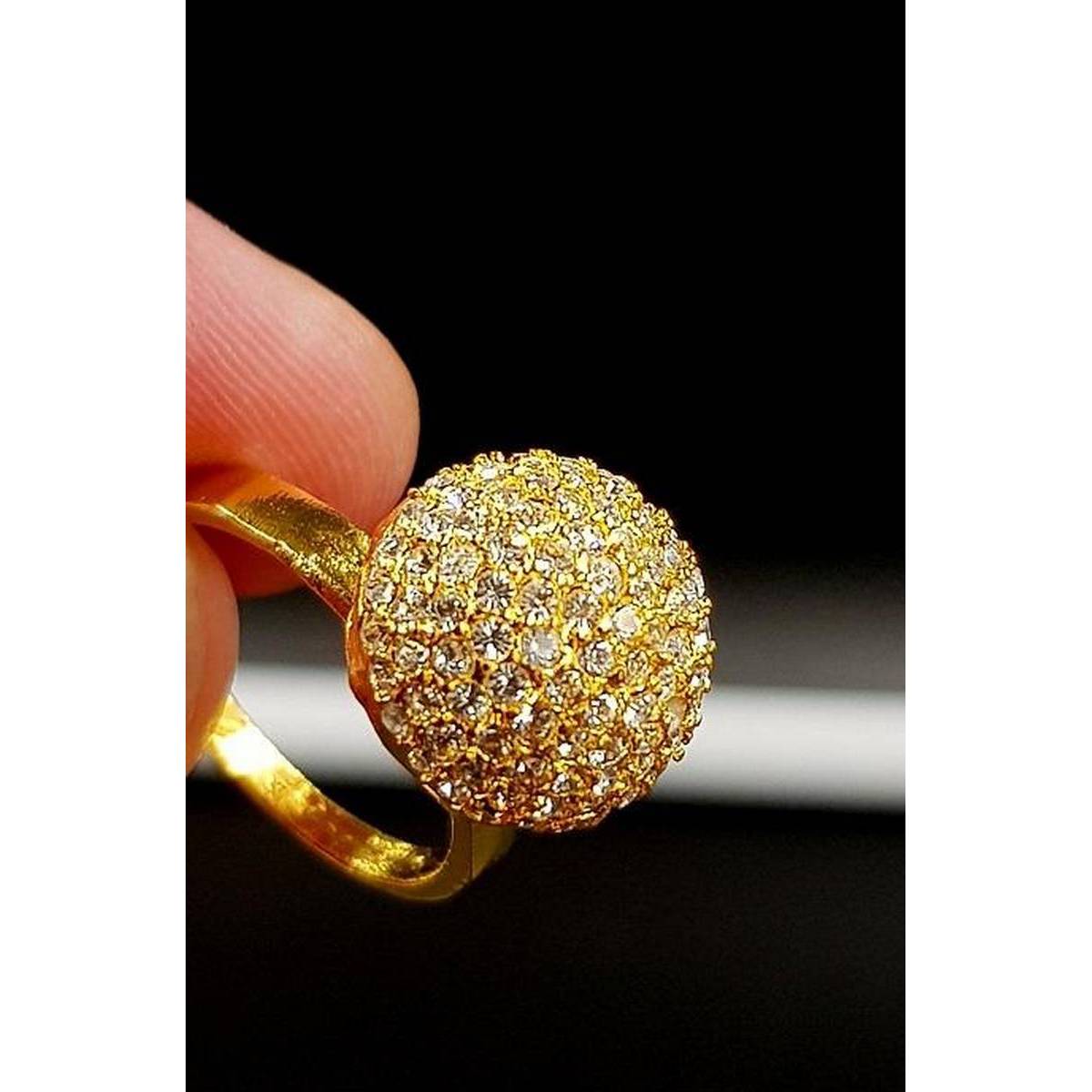 Elegant Royal Trendy Shinny Crystal Fashion Jewelry Ring