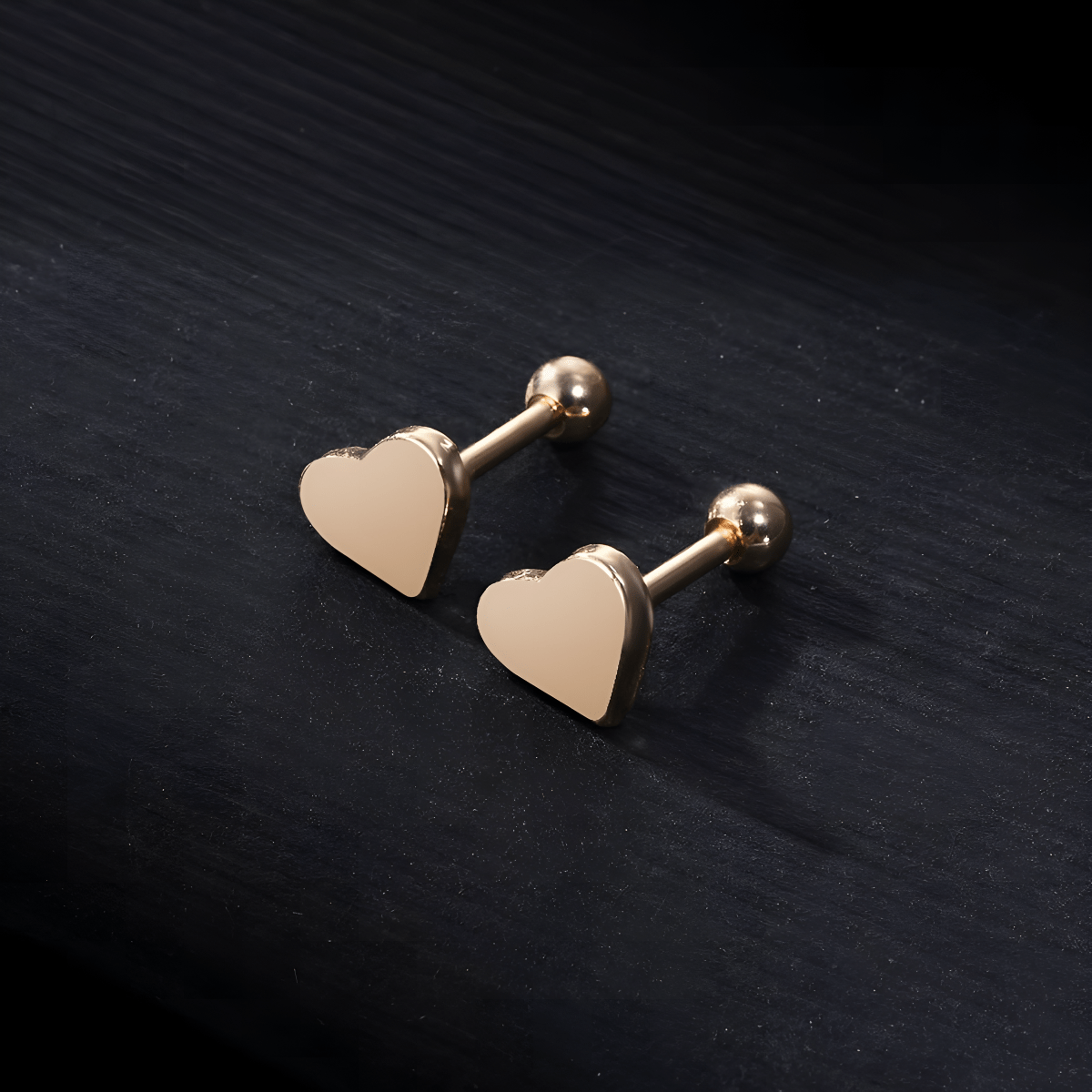 2 ORBITAL Pieces Cartilage Heart Small SNUG Helix TRAGUS Stud HELIX LOBE Tragus Ear Piercing DAITH ROOK Earring - Hanaya Store