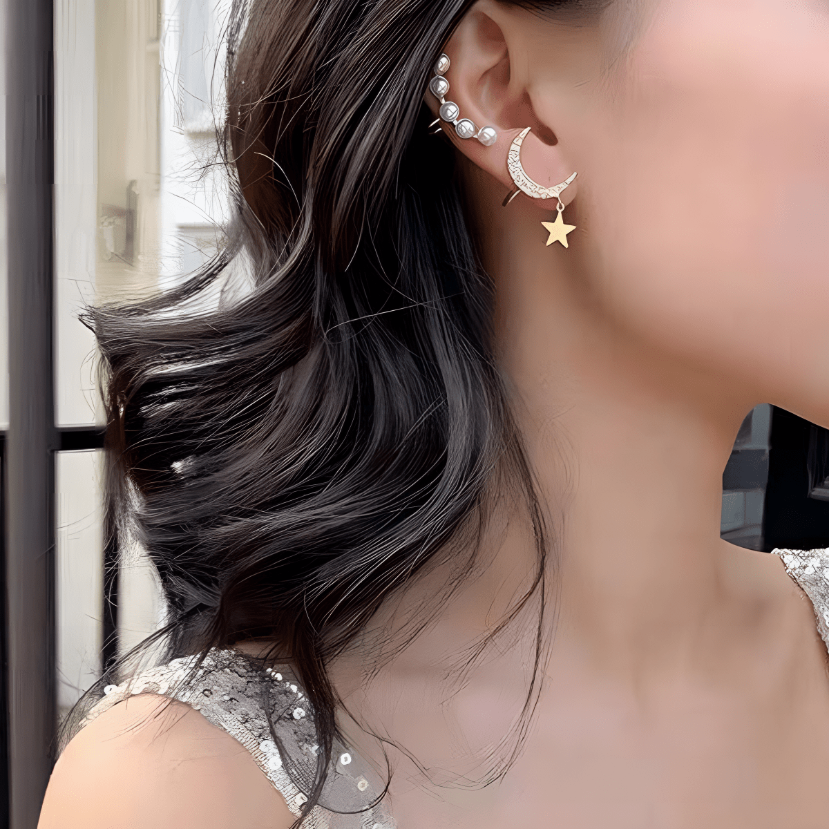 2 Pieces Adjustable Ear Cuff High Quality Elegant Stylish Fashionable Jewelry - Hanaya Store