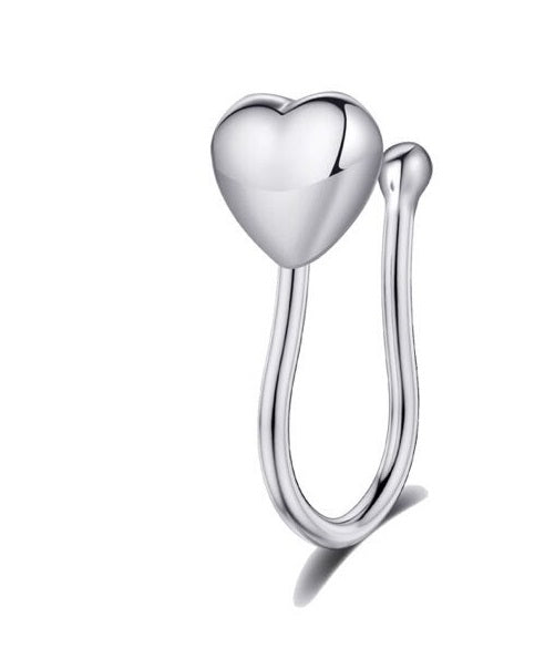 Non Piercing Clip On Thin Nose Pin Nostril Ring Elegant Body Jewelry – Close Up – Nose Jewelry | Hanaya Pakistan