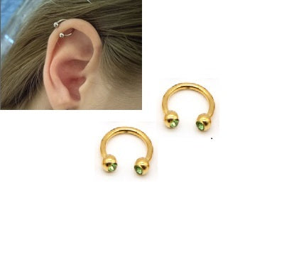 TRAGUS 2 Pieces Cartilage Helix 8mm LOBE Stud Tragus Ear Piercing ORBITAL HELIX SNUG DAITH ROOK Plug Earring – Earrings On...