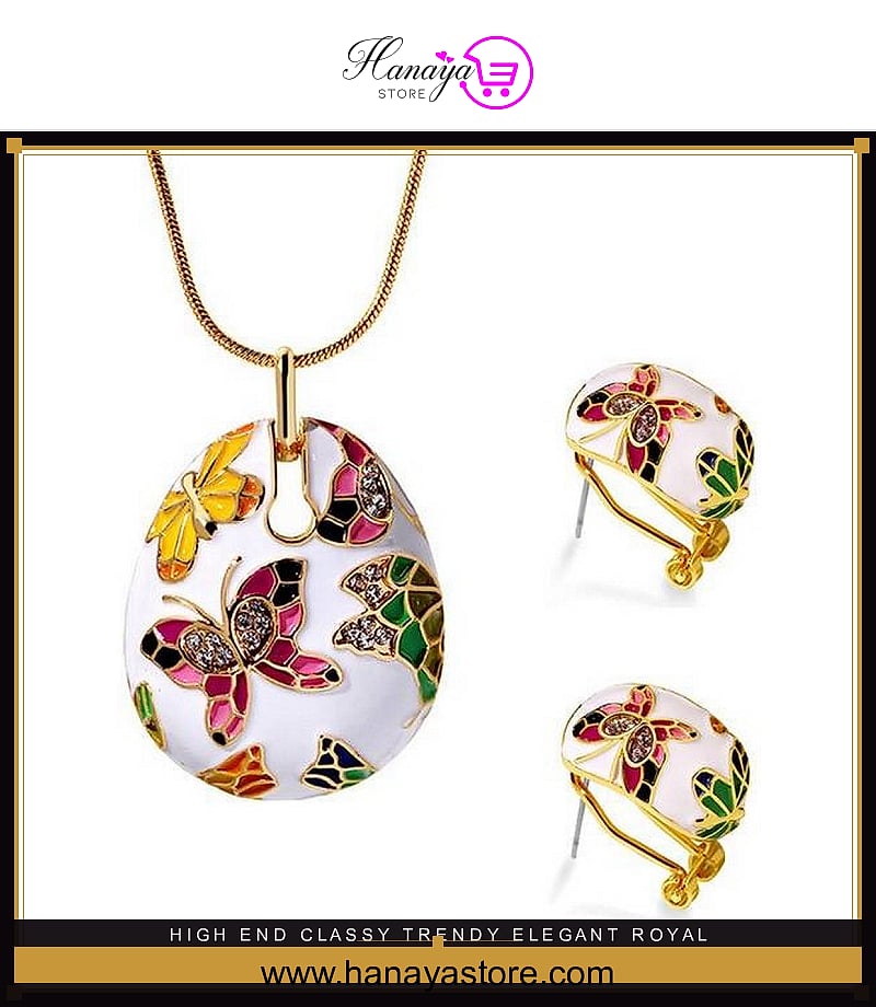 High End Classy Trendy Elegant Royal Jewelery Set – Accessories Online in Pakistan | Hanaya
