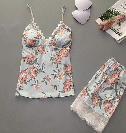 Premium Quality Nightdress Pajama Pajamas Set Stretch Body Con Mini Dress Sleepwear Lingerie Nightgown – Nighty Sleepwear Bridal Loungewear Lingerie Pakistan | Hanaya Store