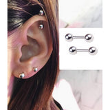 Stainless Steel 4mm Ear Plug – Piercing Barbell Cartilage Earring Jewelry – Earrings Online in Pakistan | Hanaya