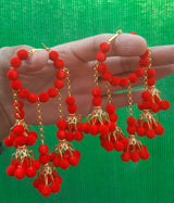 High Quality Big Velvet Balls Delicate Hoop Classy Multi Jhumki Trendy Earring – Lifestyle – Buy Accessories Pakistan | Ha...