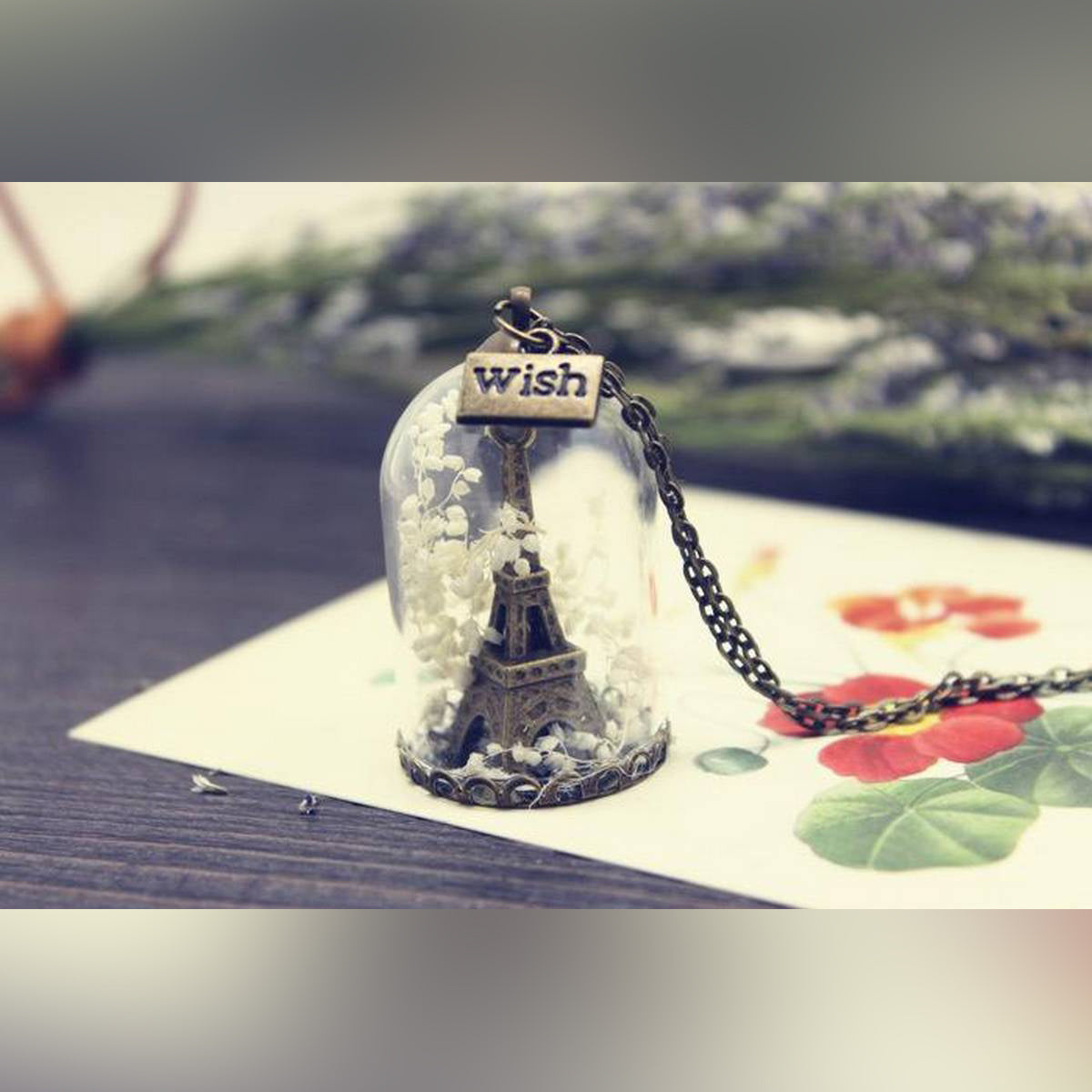 Trendy Classy ParIs Love Necklace For Girls – Accessories Online in Pakistan | Hanaya