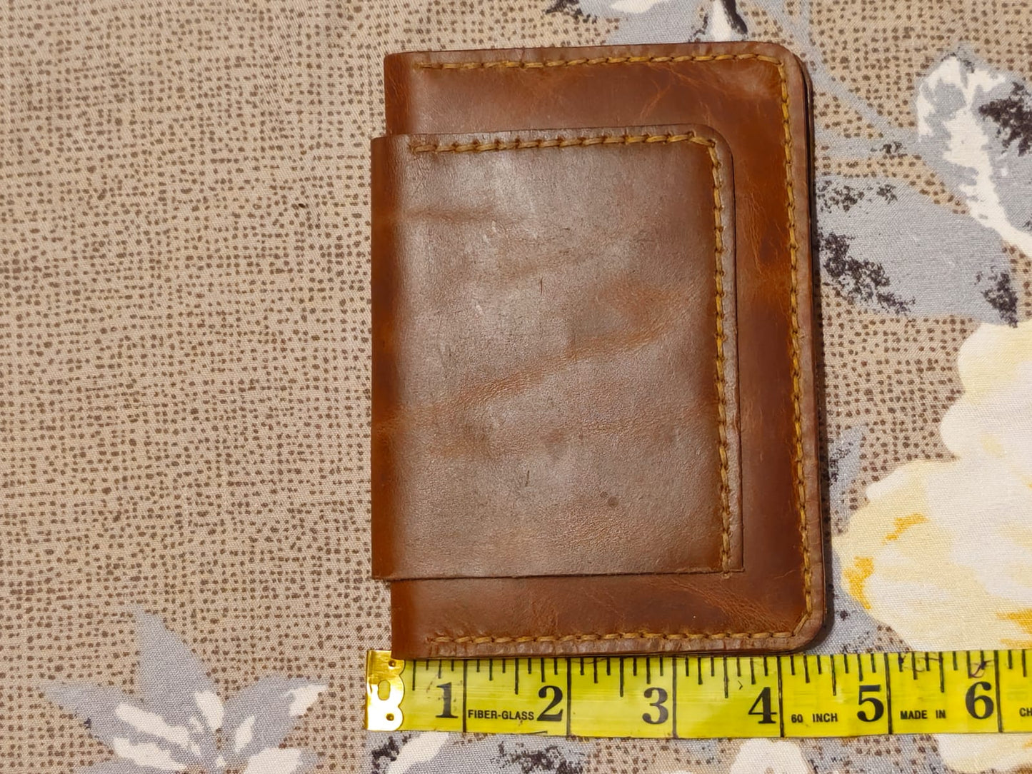 Genuine Leather Wallet for Men | Crazy Horse Pull-Up Cowhide Bifold Wallet with Card Slots & Cash Compartment