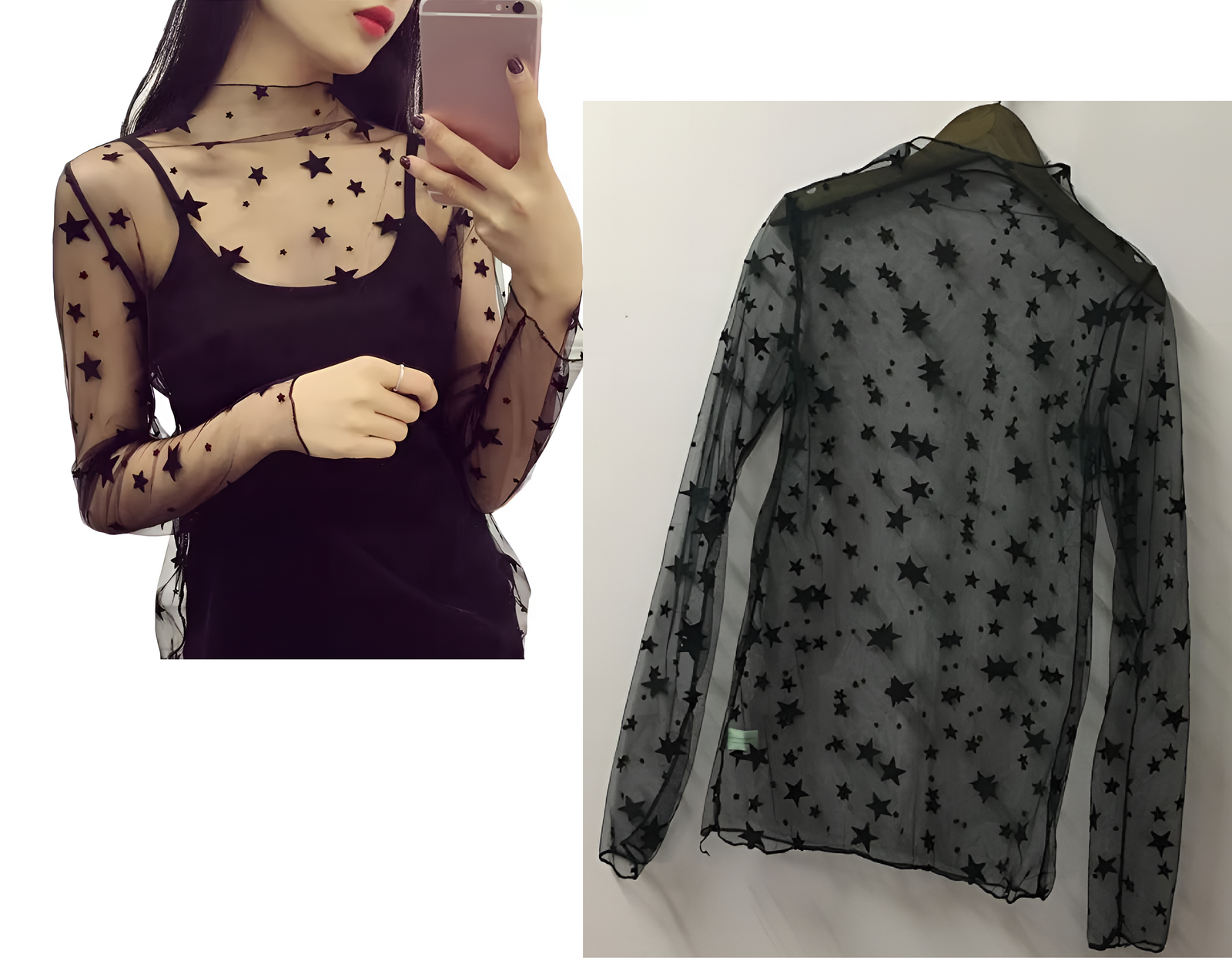 One Size Premium Quality Just Stars See Through Top nightdress Love bodycon mini dress sleepwear lingerie nightgown Bridal...