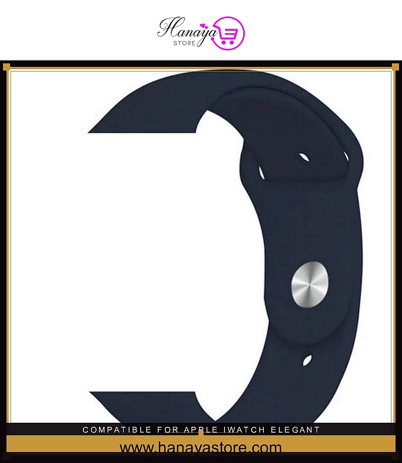 Compatible for APPLE iWatch Elegant Soft Silicone 42/44mm Series 1/2/3/4 – Accessories Online in Pakistan | Hanaya