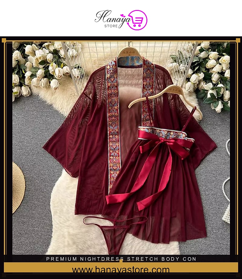 Premium Nightdress Stretch Body Con Mini Dress Sleepwear Lingerie Nightgown – Buy lingerie & loungewear online in Pakistan