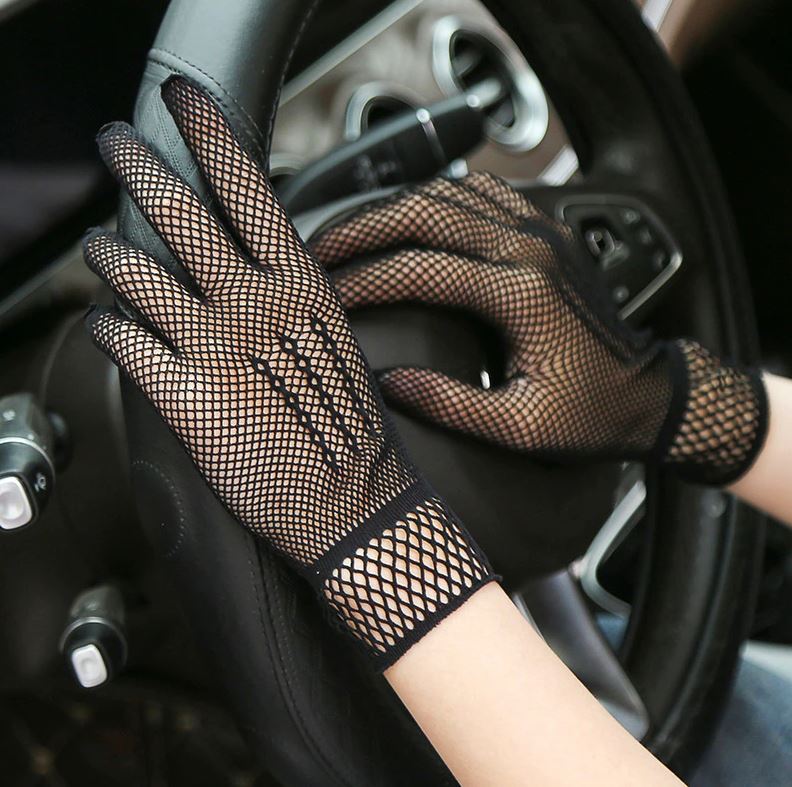 Elegant Lace Long Sleeve Fingerless Gloves for Women Hijab Friendly Party Wear Mittens – Jali Dastane Mesh Lace Hand Gloves Pakistan | Hanaya Store