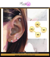 Steel 5 Mm Pair Ear Plug Piercing Barbell Cartilage Ear Jewelry – Buy cartilage piercing online in Pakistan