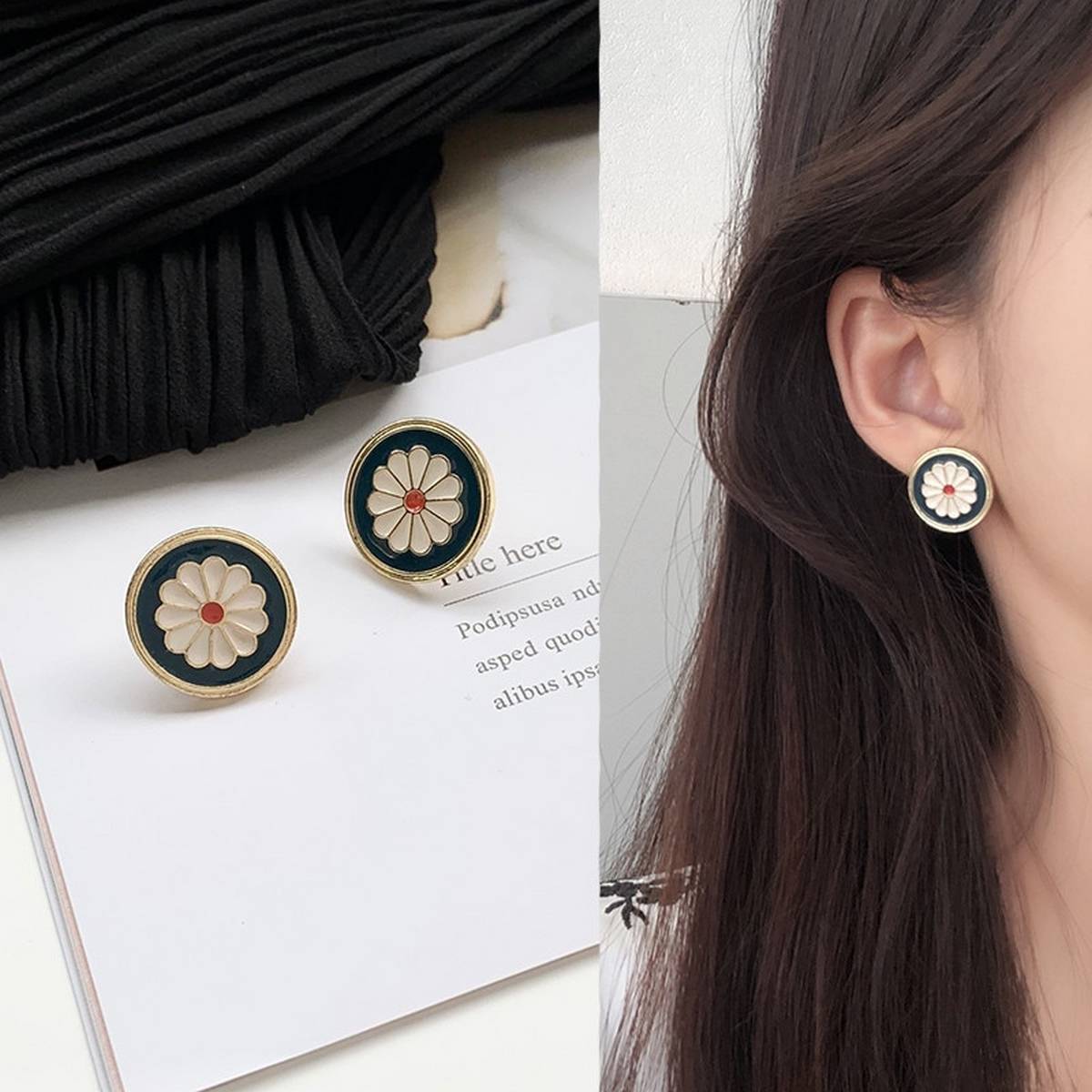 Premium Lightweight Royal Party Trendy Earrings – Earrings Online in Pakistan | Hanaya