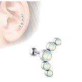 1 Piece Cartilage Helix Stud Crystal Tragus Ear Piercing Plug Earring