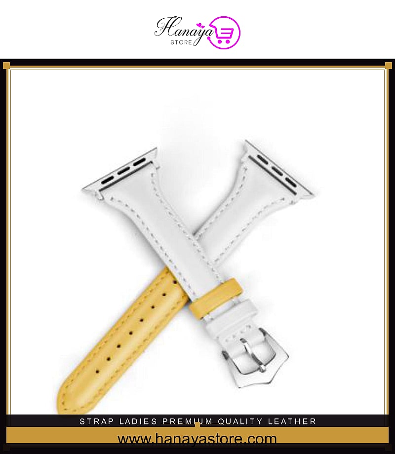 STRAP Ladies Premium Quality Leather Compatible for APPLE iWatch Strap Elegant 42/44mm Series 1/2/3/4/5/6