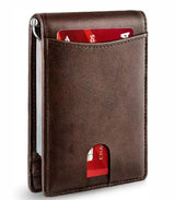 Slim RFID Blocking Wallet for Men – Portable, Multifunctional, Large Capacity – Accessories Online in Pakistan | Hanaya