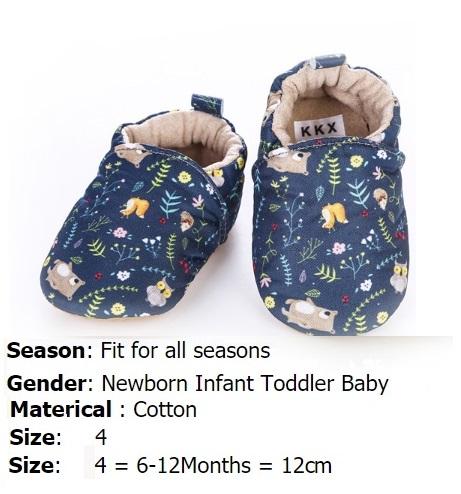 Baby First Walker Ulta Soft Anti Slip Shoes -Size 4 (6-12 Months) – Accessories Online in Pakistan | Hanaya