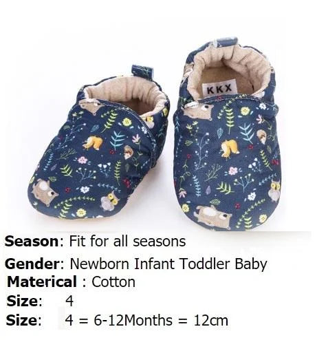 Baby First Walker Ulta Soft Anti Slip Shoes -Size 4 (6-12 Months) – Accessories Online in Pakistan | Hanaya