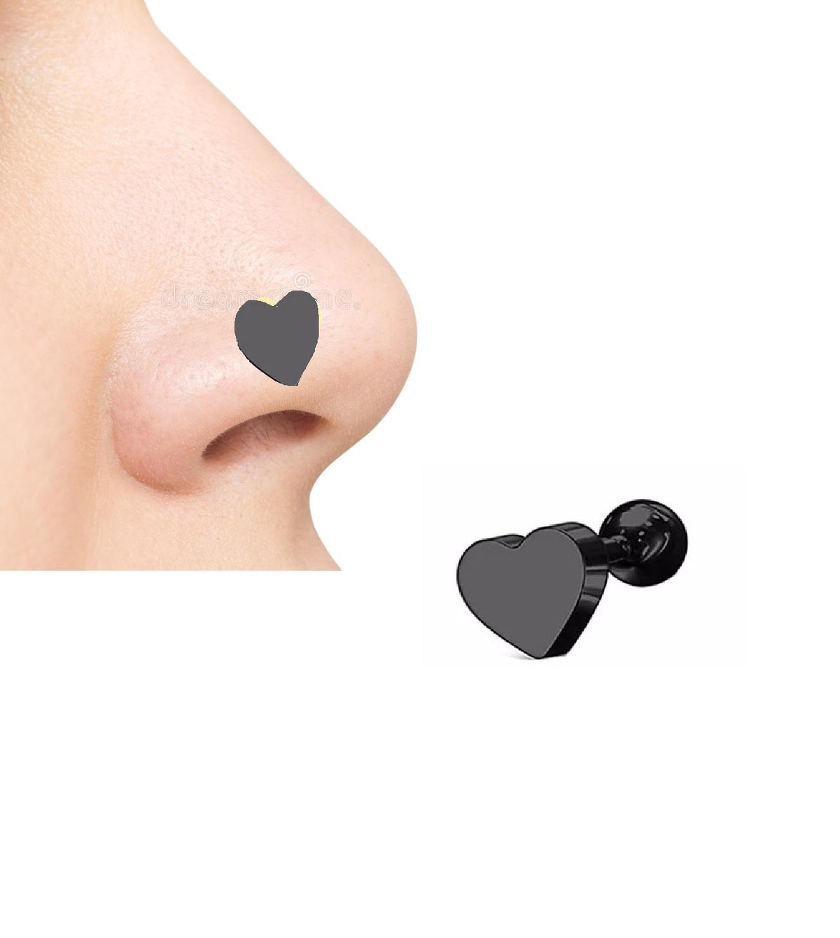 Helix Nose Piercing Ring 1pc Body Jewelry – Buy nose jewelry online in Pakistan