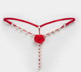 Adjustable High Premium One size Quality Pearl Panty G-STRING Panties Underwear Underpants Bikini Elastic Body Chain Lin
