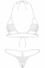 One Size (Fits:30-70 KGS) Premium Sleepwear Bridal Wear Bra Set Lingerie Set Women Underwear Bikini Three-point Set (weight:30-70 KGS) – Image 3 of 3
