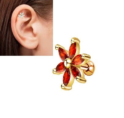 1 PIECE Cartilage 6mm Long Helix 1.2mm Stud Crystal Tragus Piercing Earring – Lifestyle – Buy Accessories Pakistan | Hanaya