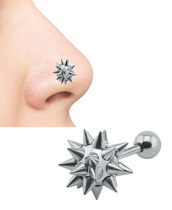 Piercing Nose Jewelry Crystal Nostril Body Jewelry 1 Pc – Image 2 of 2