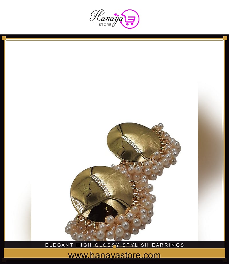 Elegant High Glossy Stylish Earrings for Girls – Earrings Online in Pakistan | Hanaya
