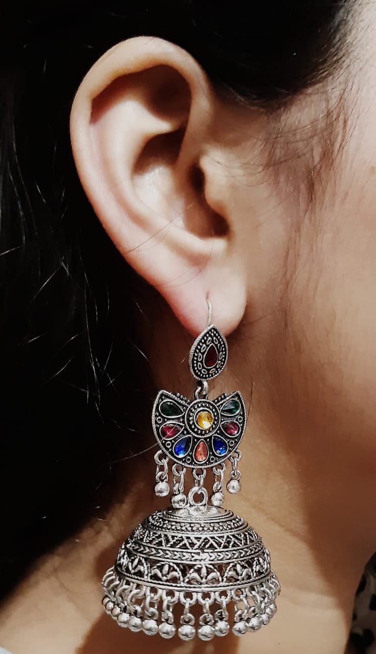 High Quality Big Classy Royal Party Wedding Trendy Earring