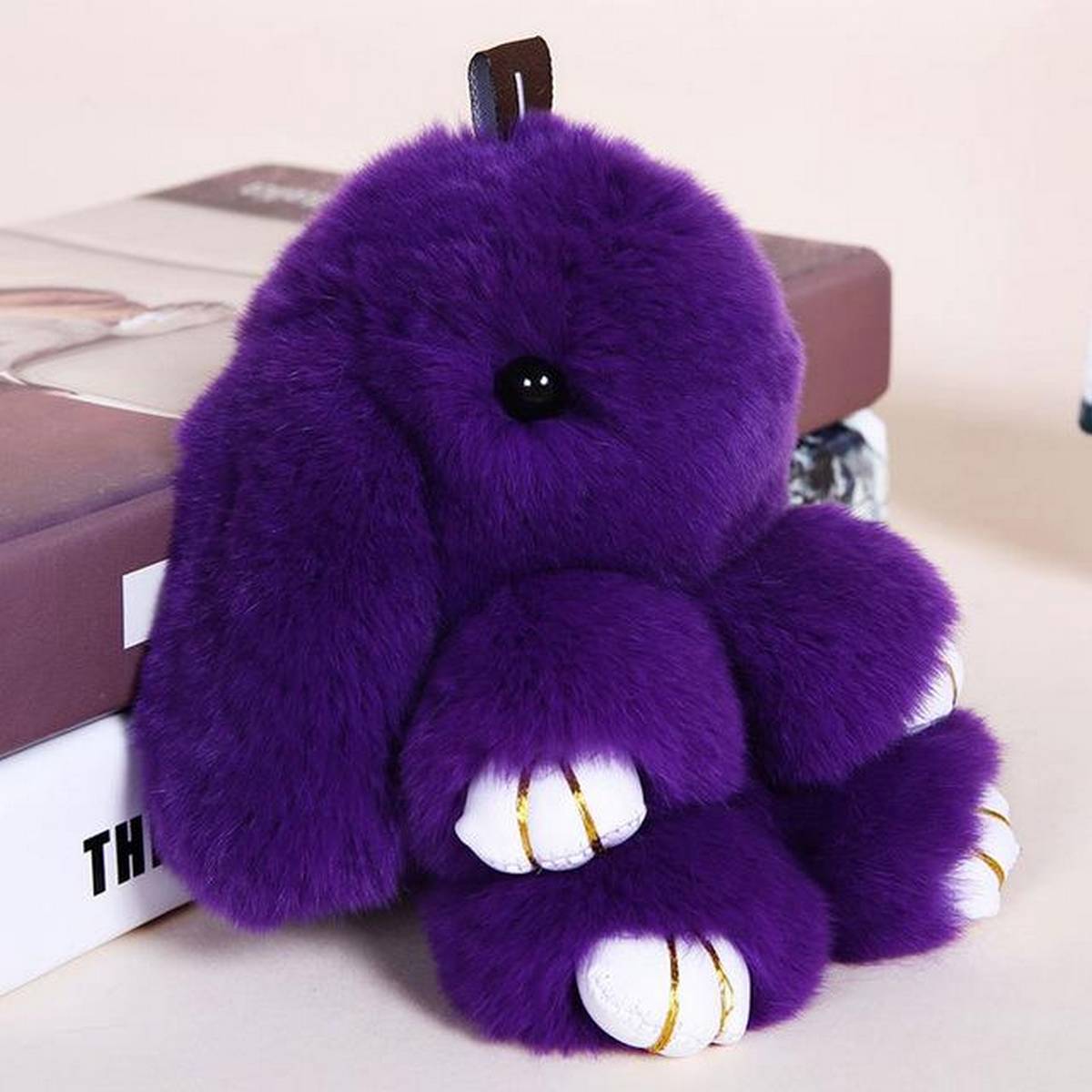 Cute Bunny POMPOM Keychain Fluffy Key Chains Pom Pom – Lifestyle – Buy Accessories Pakistan | Hanaya
