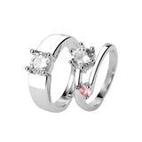 2 Pieces Premium Quality Couple Rings Adjustable for Women & Men – Image 2 of 2