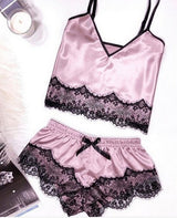 Premium Quality Nightdress Pajama Pajamas Set Stretch Body Con Mini Dress Sleepwear Lingerie Nightgown – Image 4 of 4
