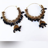 Trendy Fashion Simulated Pearl Crystal Drop Earrings Free Gift Box – Image 2 of 2