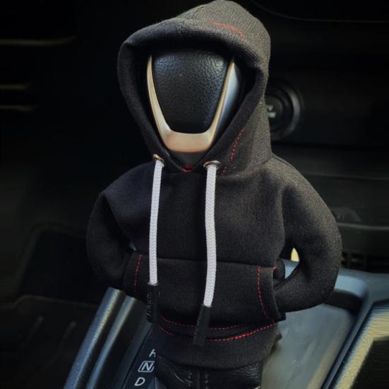 Car Gear Shift Cover Fashion Gearshift Hoodie Car Gear Gear Sweatshirt Change Lever Cover Shift Knob Cover AUTO Manual Handle