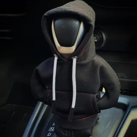 Car Gear Shift Cover Fashion Gearshift Hoodie Car Gear Gear Sweatshirt Change Lever Cover Shift Knob Cover AUTO Manual Handle – Image 4 of 7