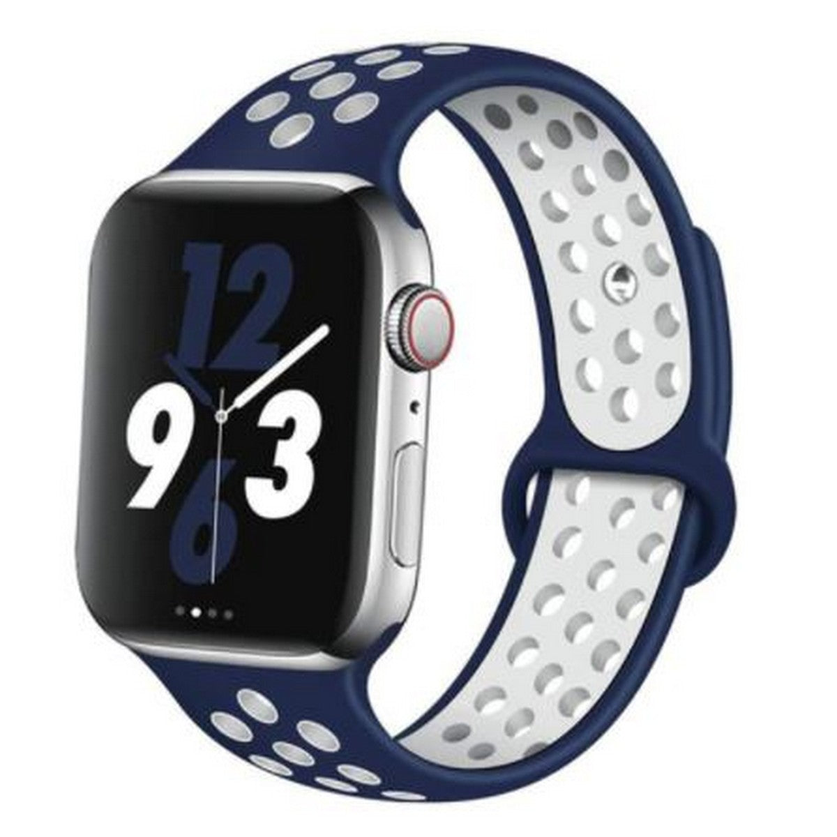 Compatible For APPLE strap Elegant Sports Silicon 42/44mm Series 1/2/3/4/5/6 – View 6 – Accessories | Hanaya Pakistan